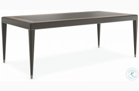 Full Score Dark Chocolate and Tigra Chocolate Extendable Dining Table