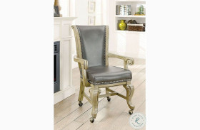 Melina Gray Arm Chair Set Of 2