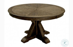 Julia Light Oak Round Dining Table