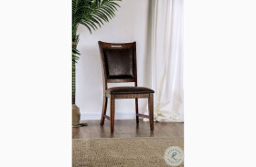 Wichita Light Walnut Side Chair Set Of 2