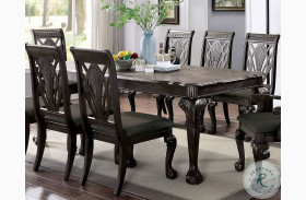 Petersburg Dark Gray Extendable Dining Table