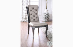 Amina Gray Side Chair Set Of 2