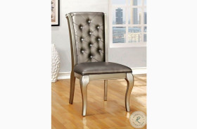 Amina Champagne Side Chair Set Of 2