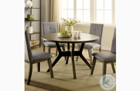 Abelone Gray Round Dining Table