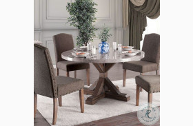 Bridgen Natural Round Dining Table