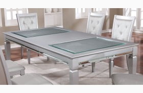 Alena Silver Extendable Dining Table