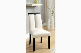 Luminar White Side Chair Set of 2