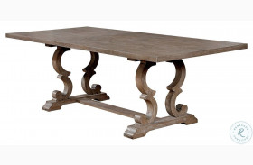 Patience Rustic Natural Extendable Dining Table