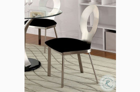 Valo Satin Plated Side Chair Set of 2