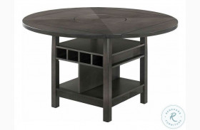 Stacie Gray Extendable Counter Height Round Dining Table
