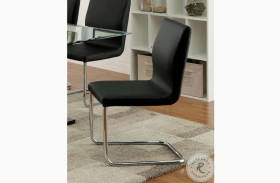 Lodia Black Side Chair Set of 2