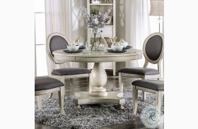 Kathryn Antique White Dining Table