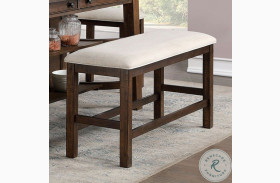 Fredonia Beige Counter Height Bench