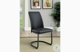 Saskia Black Side Chair Set Of 2