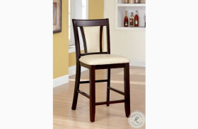 Brent Ivory Counter Height Chair Set of 2