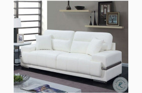 Zibak White Sofa