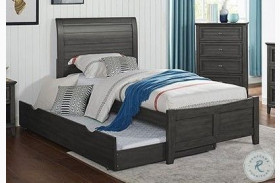 Brogan Youth Panel Bed With Trundle