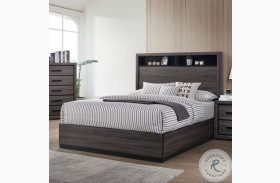 Conwy Gray Queen Panel Bed
