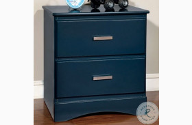 Prismo Blue Nightstand