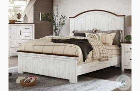 Alyson Distressed Panel Bed