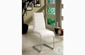 Mauna White Side Chair Set of 2