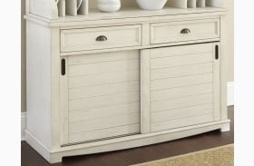 Cayla Antiqued White Buffet