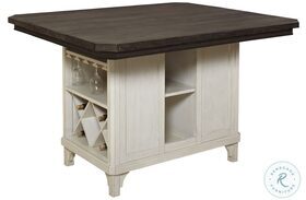 Mystic Cay Weathered Extendable Kitchen Island