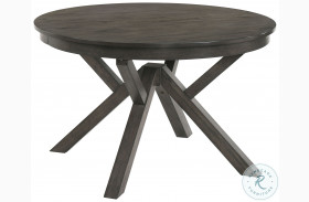 Gulliver Rustic Brown Round Dining Table