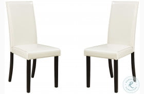 Kimonte Ivory Upholstered Dining Side Chair Set of 2
