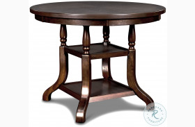 Bixby Espresso Round Counter Height Dining Table