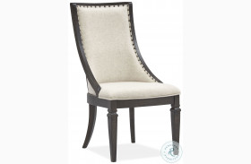 Calistoga Weathered Charcoal Arm Chair Set Of 2