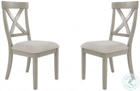 Parellen Gray Dining Chair Set Of 2