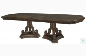 Winchester Distressed Rich Brown Acacia Extendable Dining Table