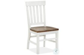 Bronwyn Alabaster And Toasted Nutmeg Dining Side Chair Set Of 2