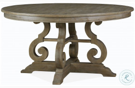 Tinley Park Dovetail Grey 60" Round Dining Table