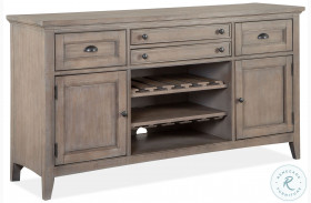 Paxton Place Dovetail Grey Buffet