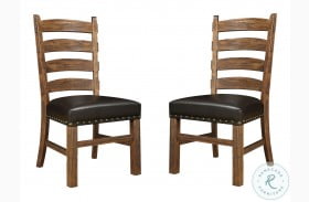 Dodson Brindled Pine Dining Chair Set Of 2