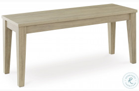 Gleanville Light Brown 42" Dining Bench