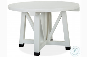 Harper Springs Silo White 48" Round Dining Table