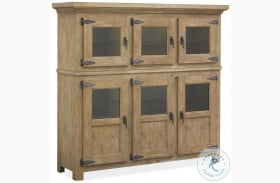 Lynnfield Weathered Fawn Display Cabinet