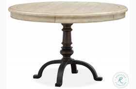 Harlow Weathered Bisque Round Dining Table