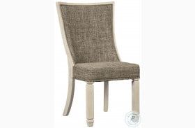 Bolanburg Two Tone Dining Upholstered Side Chair Set of 2
