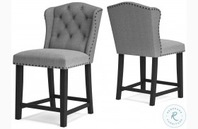 Jeanette Gray Counter Height Stool Set of 2
