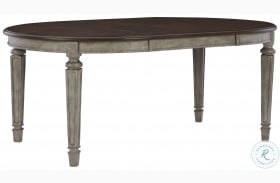 Lodenbay Brown And Antique Gray Extendable Dining Table