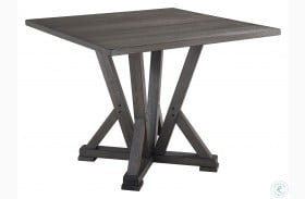 Fiji Distressed Harbor Gray Counter Height Square Dining Table