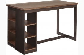 Kenny Walnut and Chocolate Counter Height Dining Table