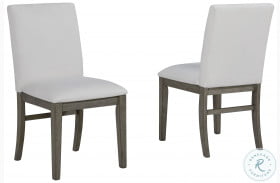 Anibecca Off White Upholstered Side Chair Set Of 2