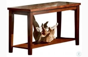 Davenport Medium Brown Cherry Wood Sofa Table