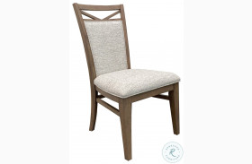 Nantucket Cotton Upholstered Dining Chair Set of 2