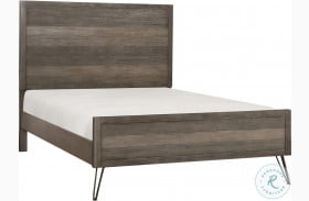 Urbanite 3 Tone Gray Queen Panel Bed
